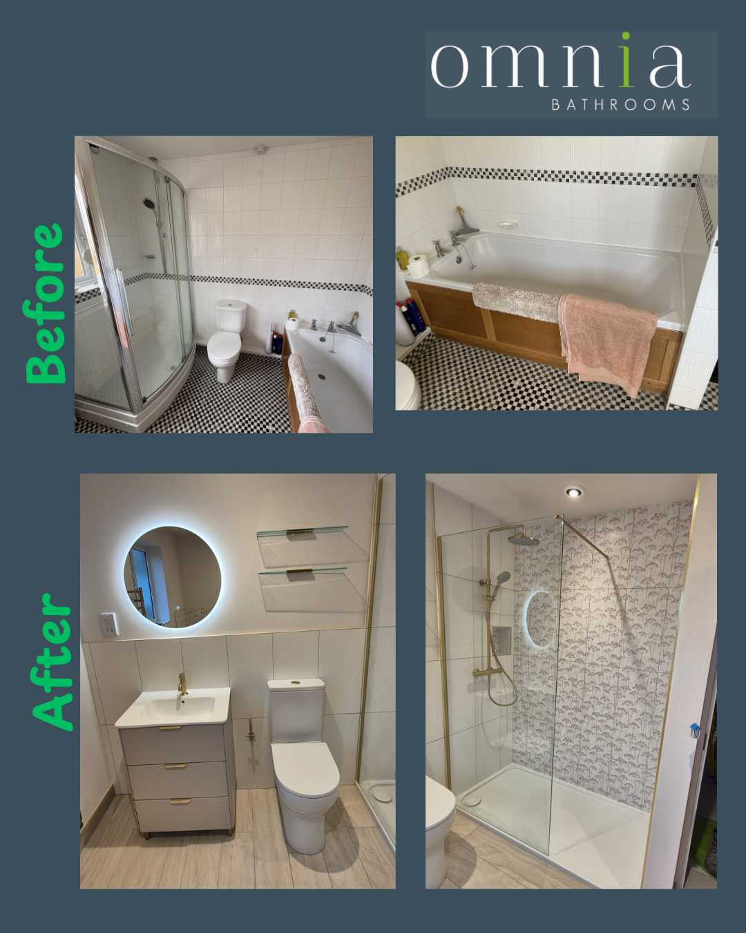 Bathroom 1 B&A